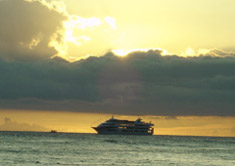 ship at sea