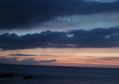 sunset pacific ocean